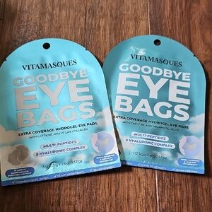 Vitamasques Goodbye Eye Bags Hydrogel Eye Pads - Aqua Blue